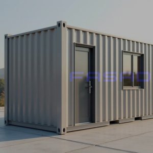 ТМ-01 СП - четырёхметровый торговый киоск из сэндвич-панелей с большим витринным окном 
