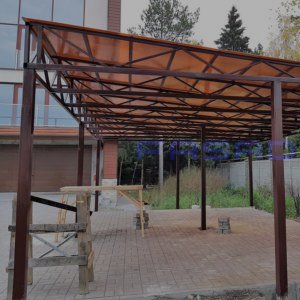 Металлический навес 