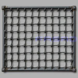 Решетка металлическая с сеткой рабица РЕШ - 32 