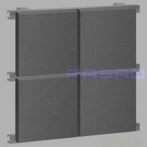 Стеновые кассеты под камень 1107х600, 1 мм, закрытые, порошковое покрытие 