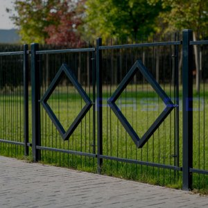 Газонные ограждения панельные "Ромб"