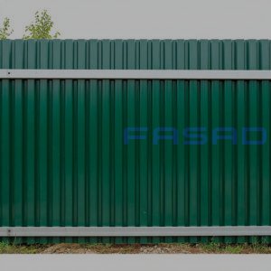 Экраны шумозащитные из профиля и профнастила Э - 1