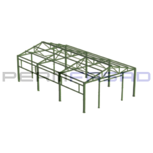 Ангар из сэндвич панелей 9x15x4,5 м 