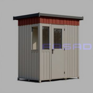 ПБК-05 СП - пост охраны, отделанный сэндвич-панелями 
