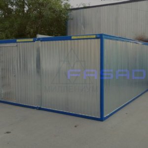 Модульный штаб строительства МЗ-15 из двух контейнеров 